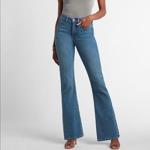 Express High Waisted Flare Jean